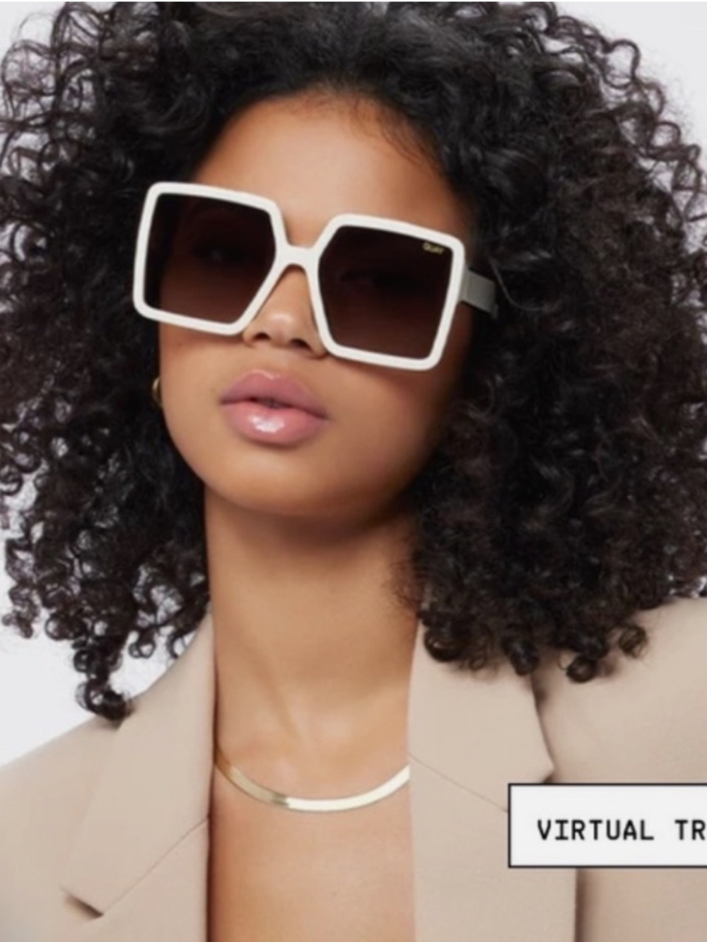 Quay Australia Polarized Almost Ready Oversized Square Sunglasses